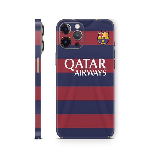 iphone skin with fc barcelona design