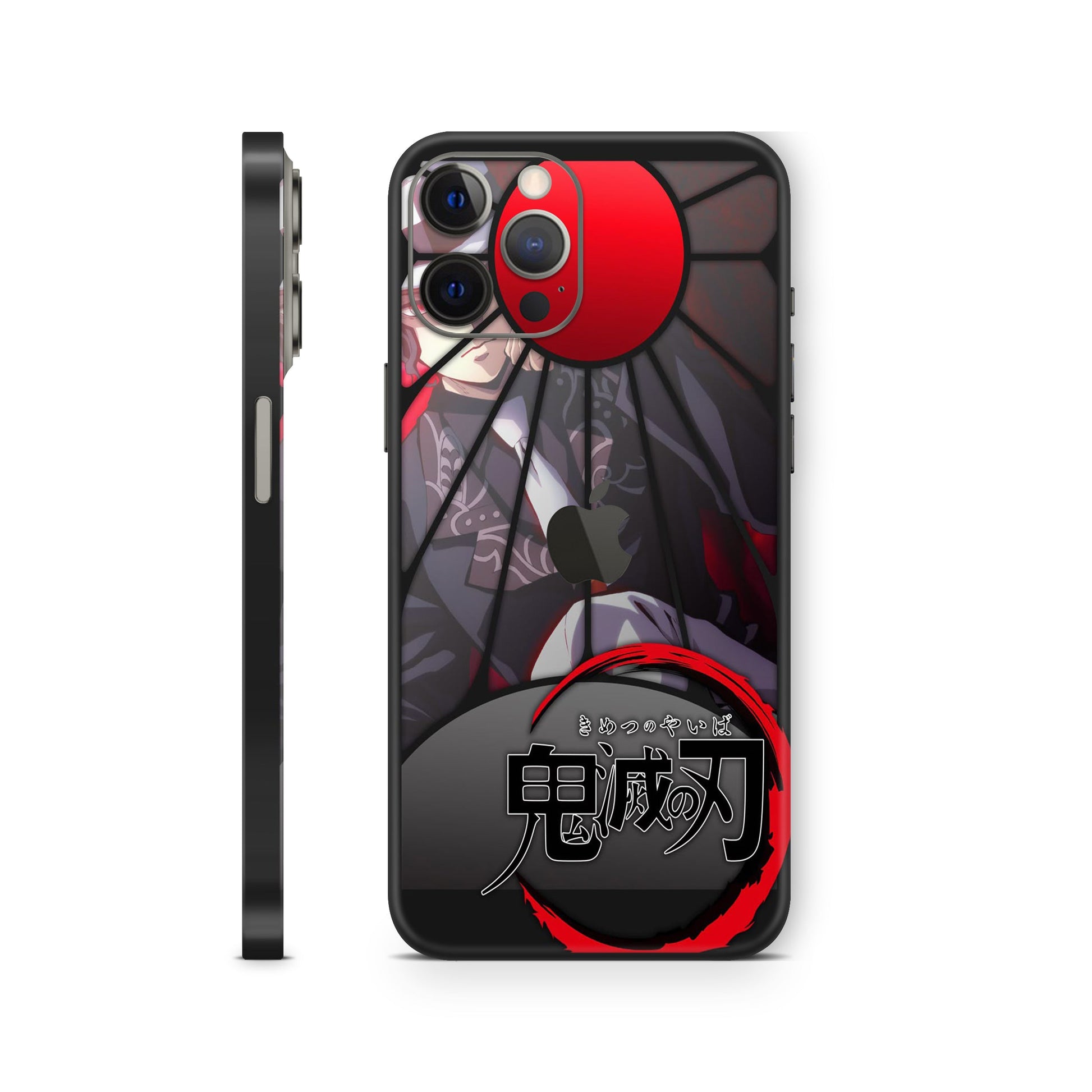 iphone skin with demon slayer design