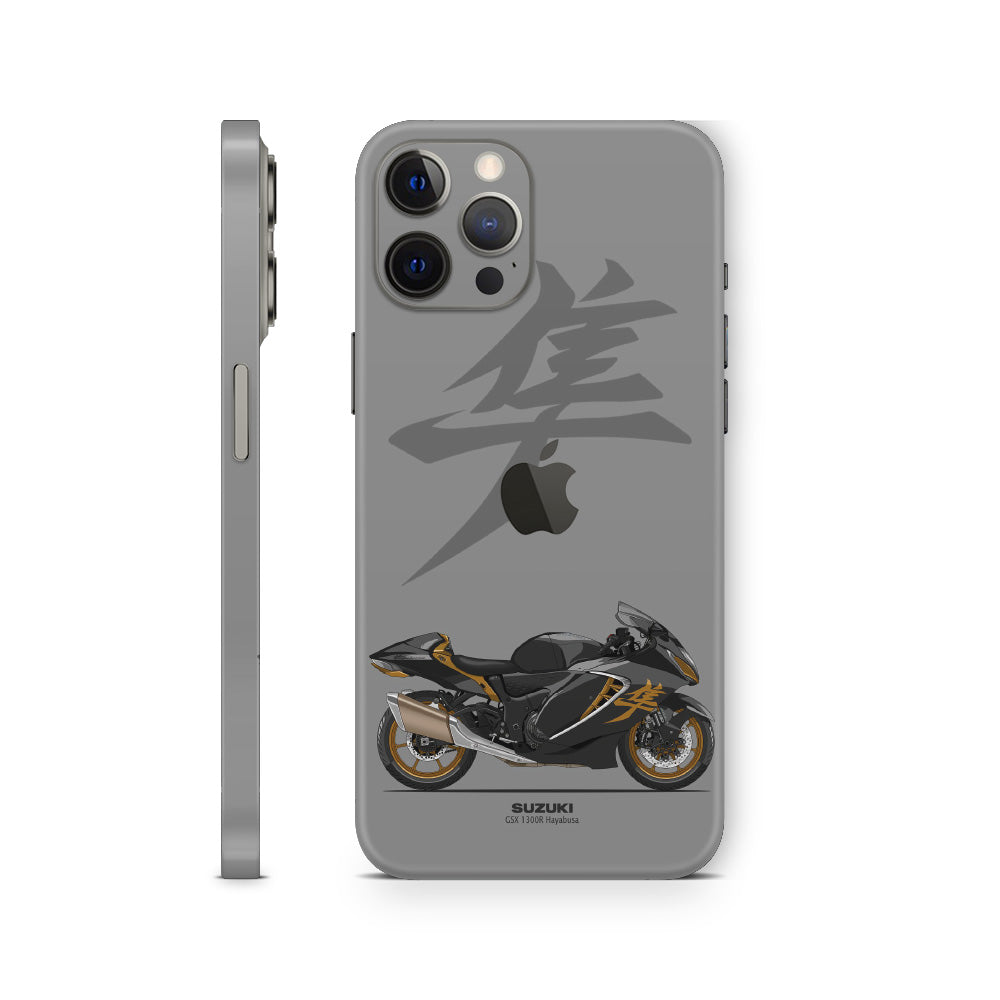 iphone skin with suzuki hayabusa design