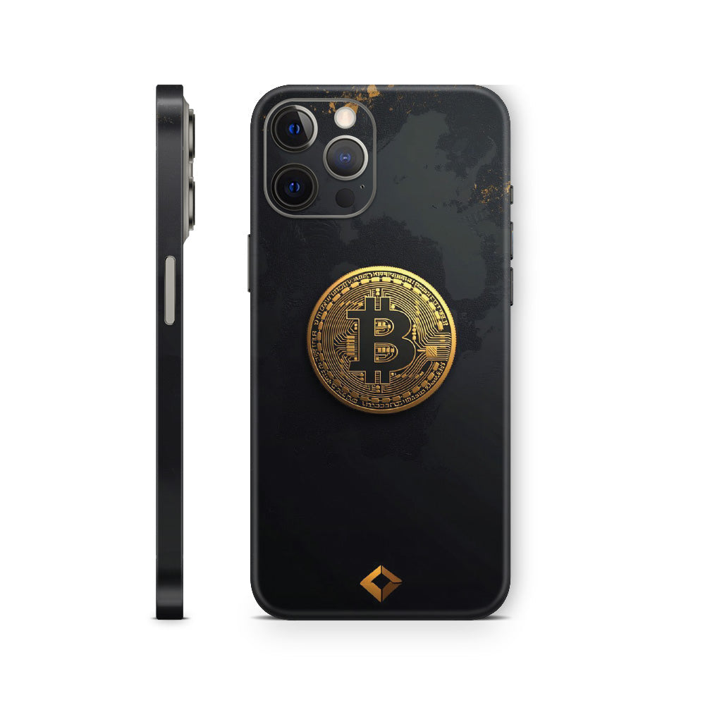 Bitcoin Golden Iphone Skin