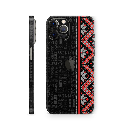 iphone skin with ajrak design