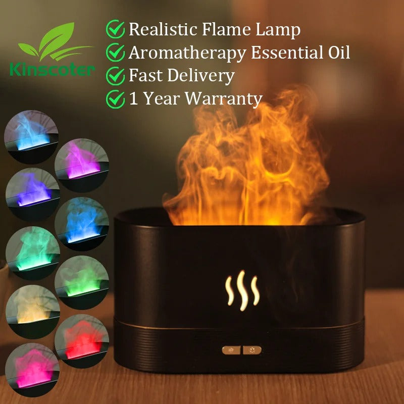 Kinscoter Aroma Diffuser Air Humidifier Ultrasonic Cool Mist Maker Fogger Led - Gadget