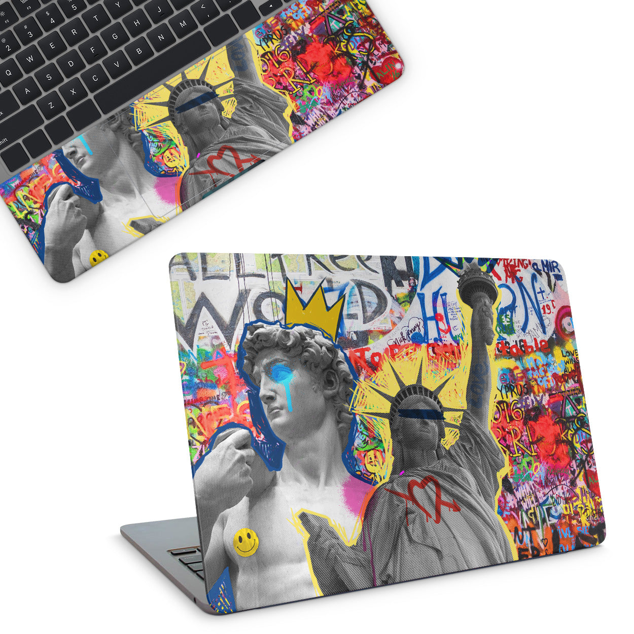 Aesthetic Statue Of Liberty Laptop Skin
