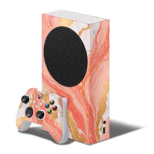 Pink Marble Texture Xbox Series Skin