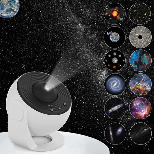 13 in 1 LED Starry Sky Galaxy Projector Night Light 360°