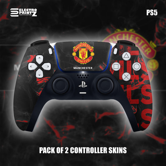 PS5 Manchester United 2023-2024 Theme controller skins 2x