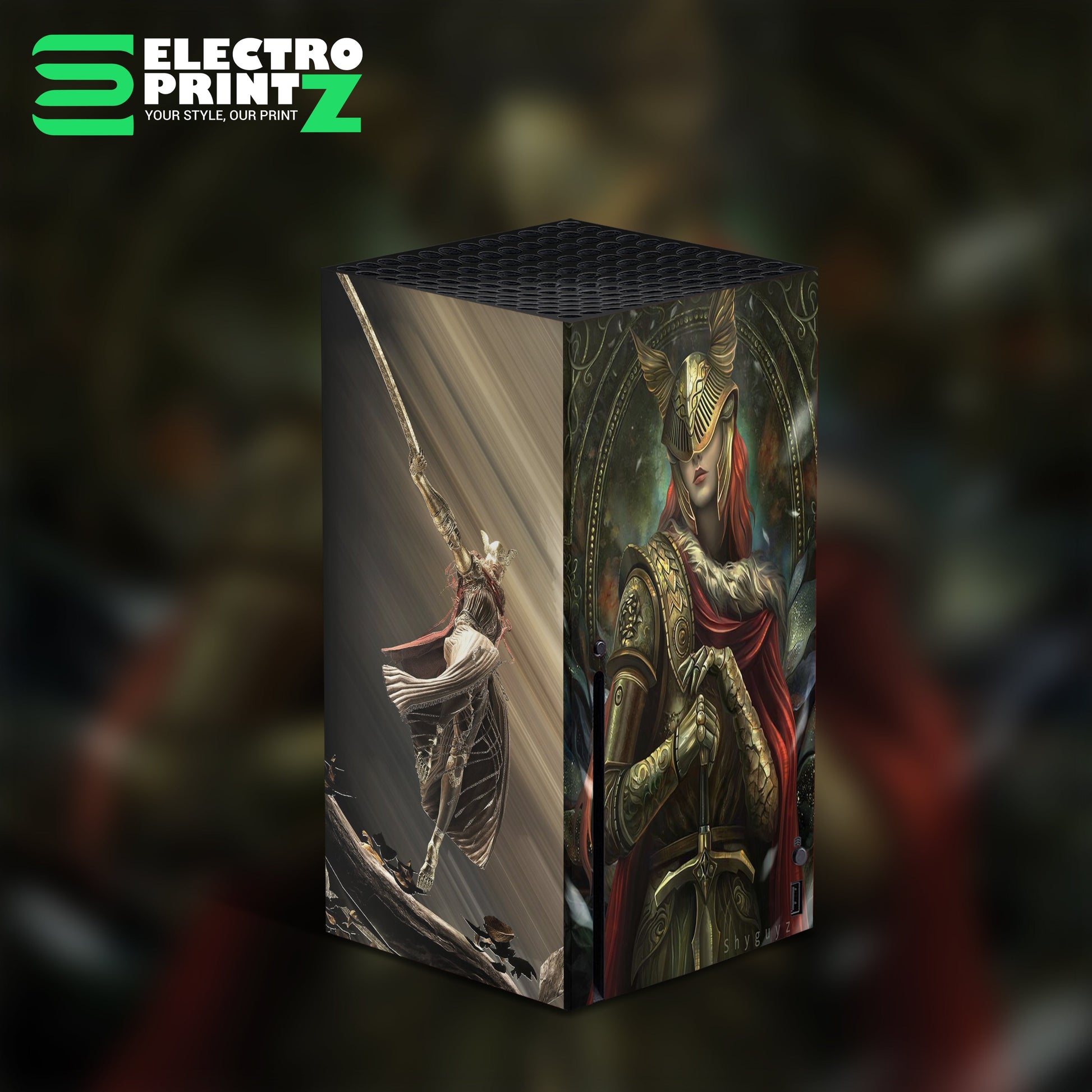 Melina Girl Warrior X box Console Skin - console skins