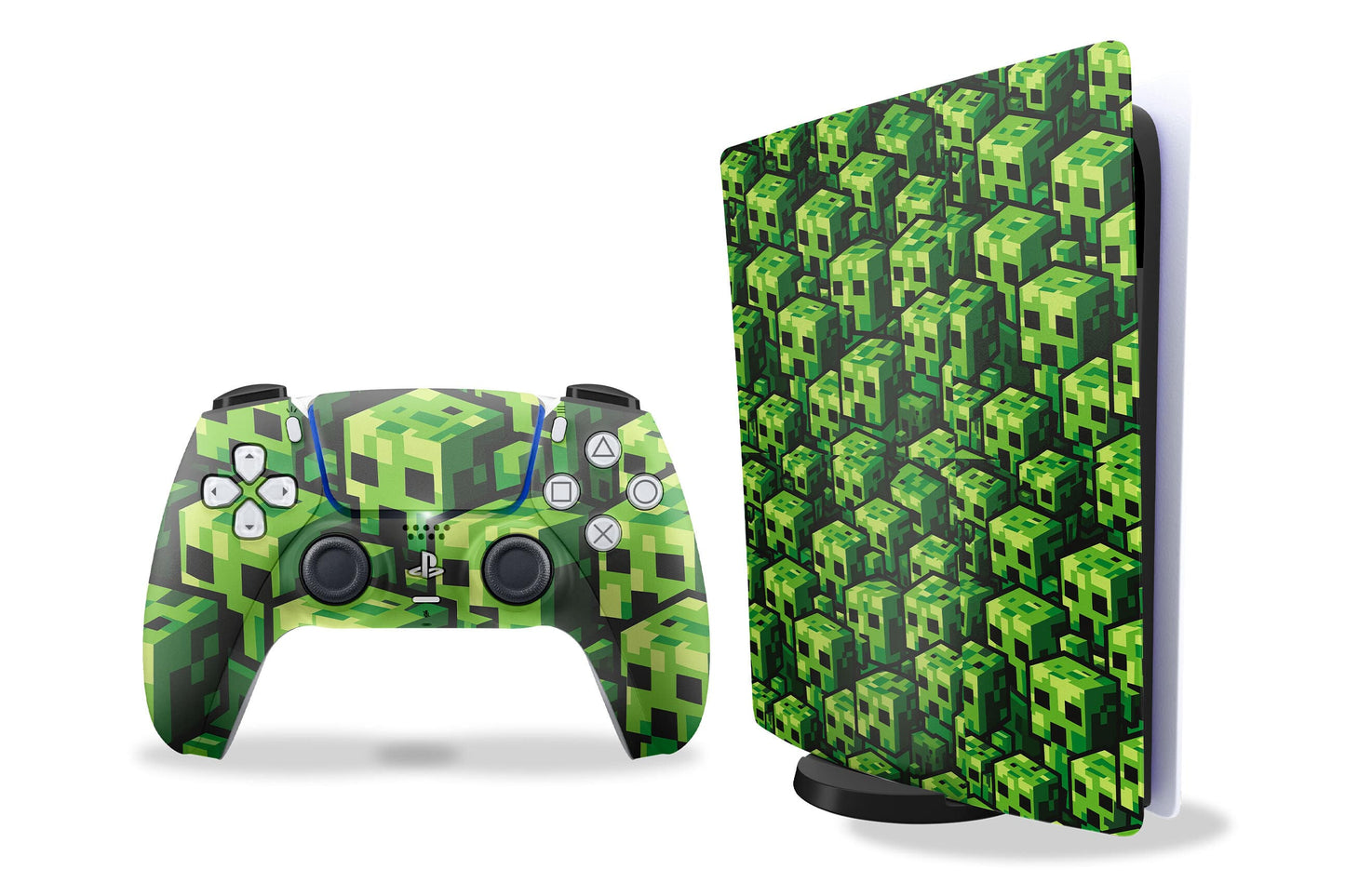 PS5 Minecraft Creaper Combo Skin