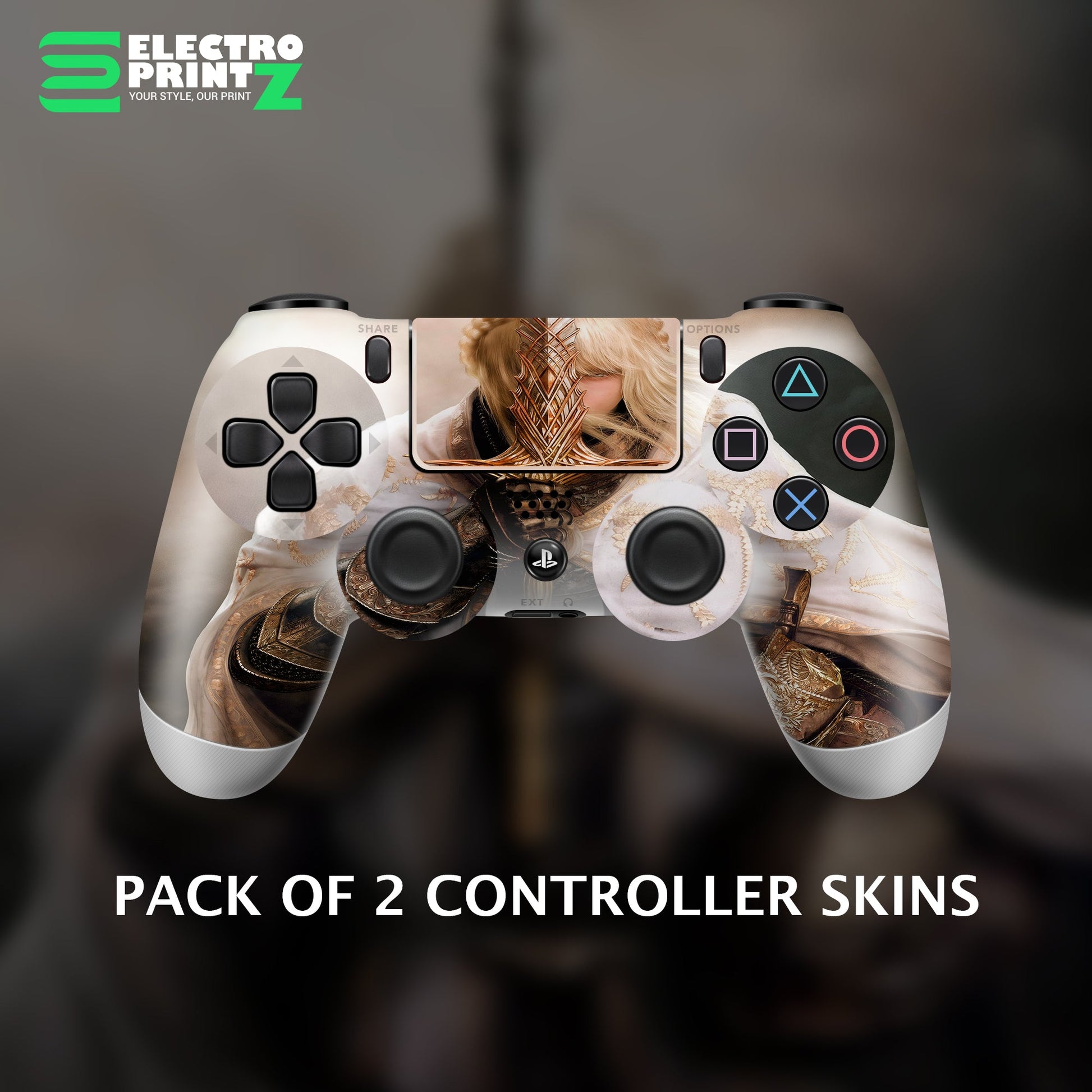 Needle Knight Leda PS4 Controller Skin 2x - controller skins