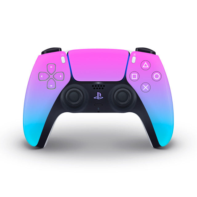 Neon Fade PS5 Controller Skin 2x - controller skins