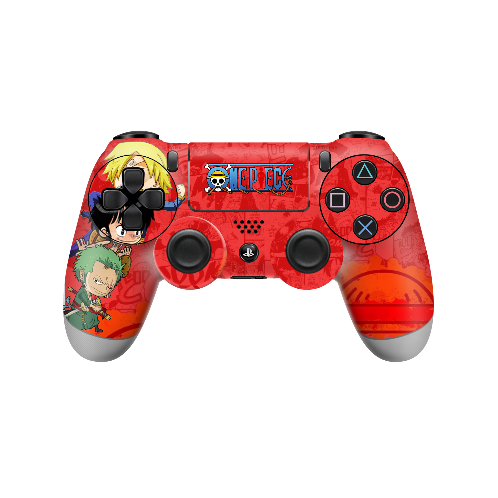 PS4-onepiece-2-controller-skins-/decals