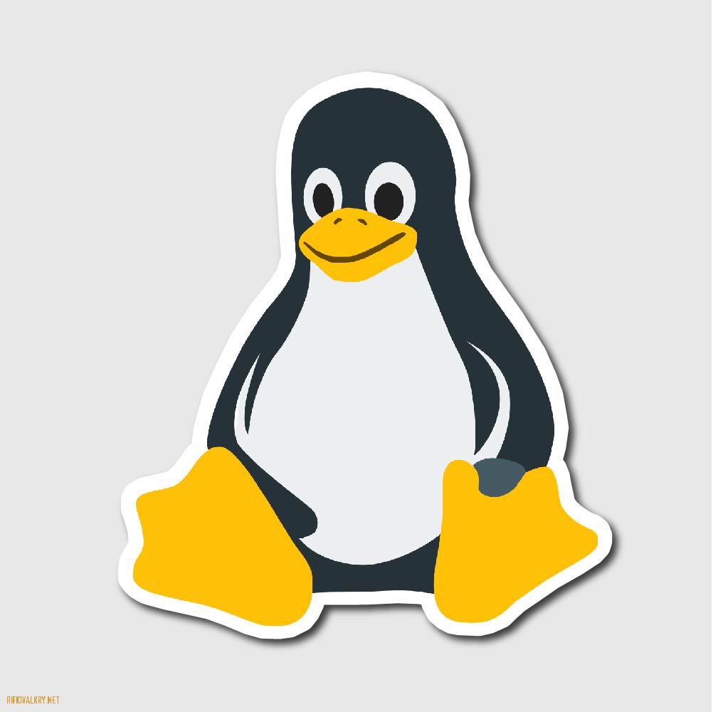 Penguin Logo Sticker