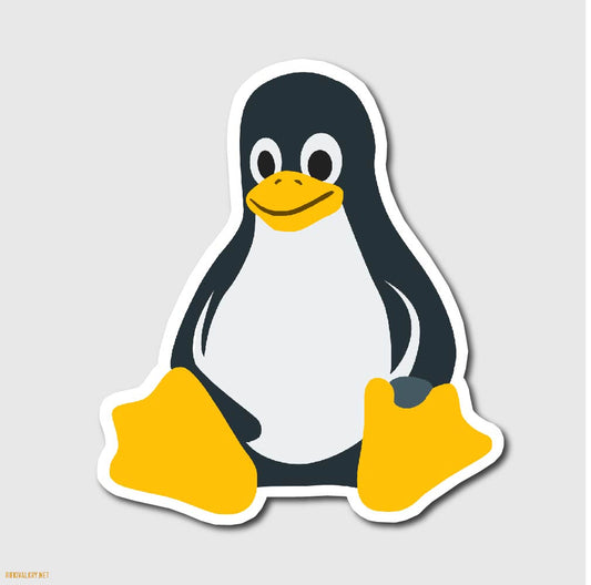 Penguin Logo Sticker
