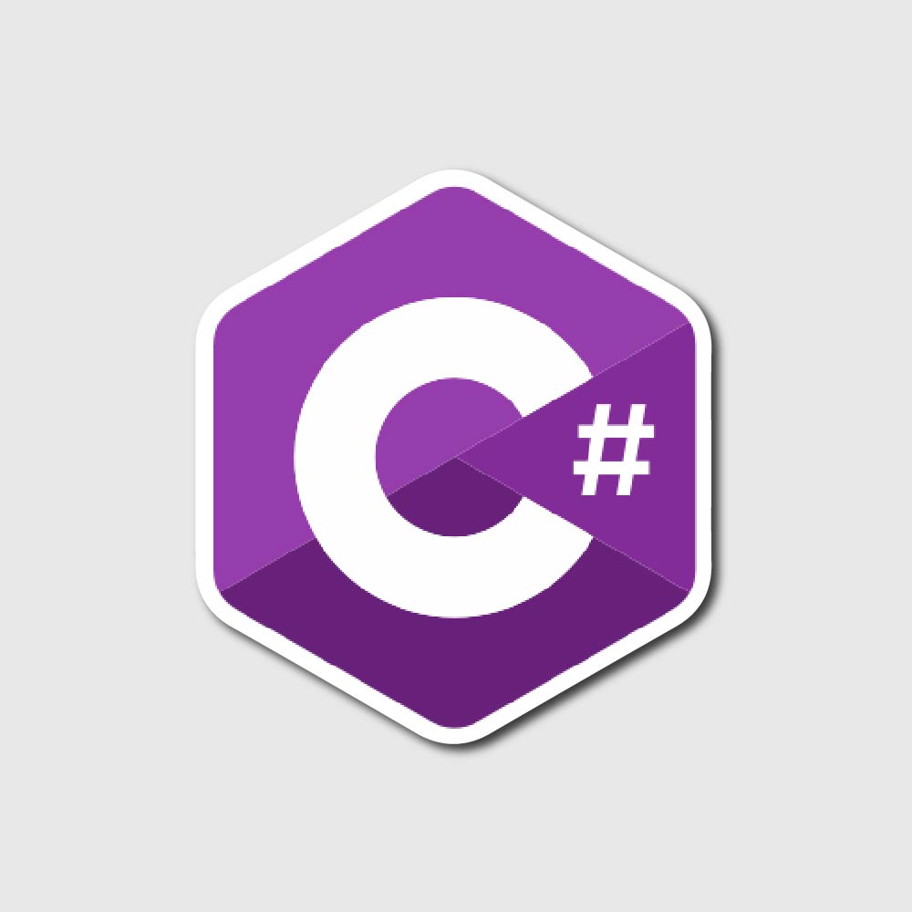 C# Language Sticker