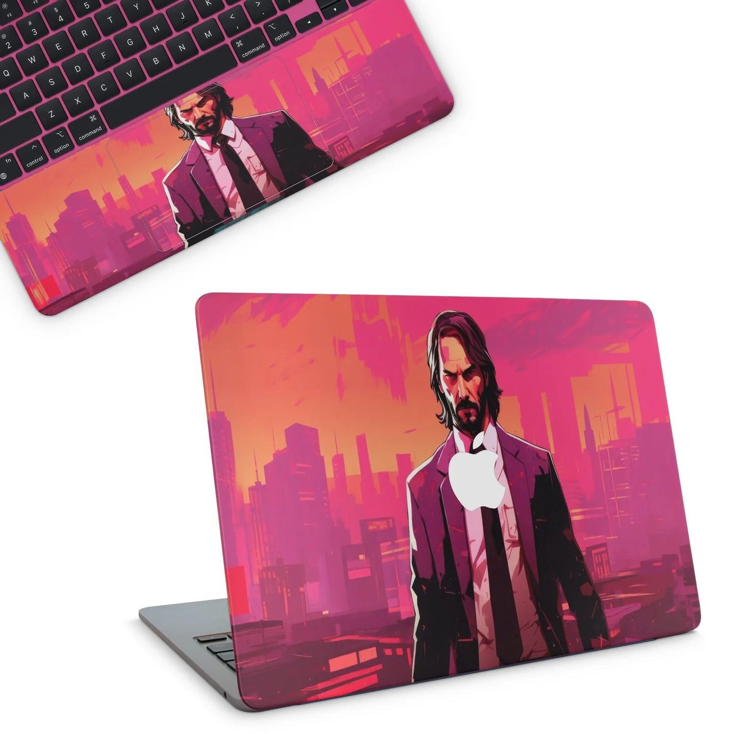 john wick macbook skin top part