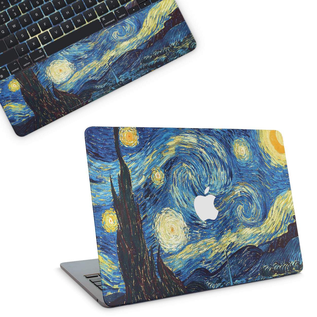 STARRY NIGHT VAN GOAGH Macbook Skins