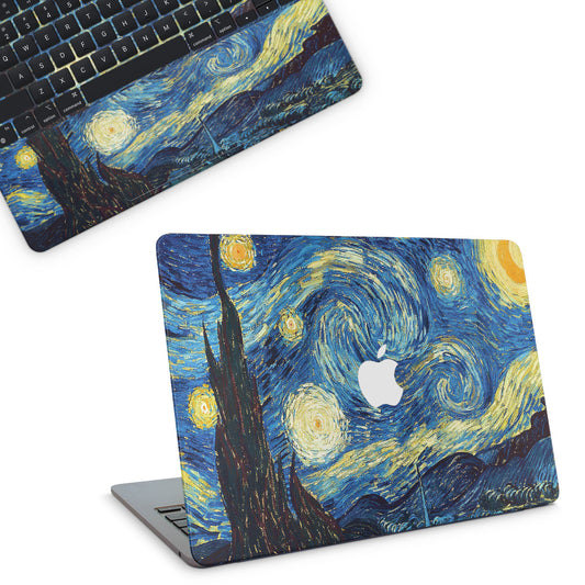 STARRY NIGHT VAN GOAGH Macbook Skins