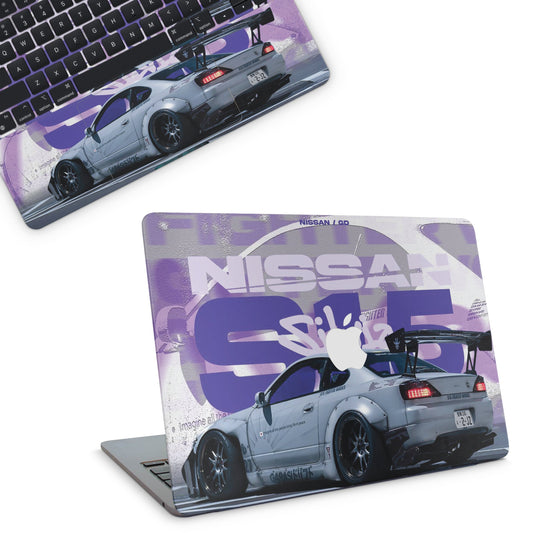 macbook skin - nissan s15 design on macbook top
