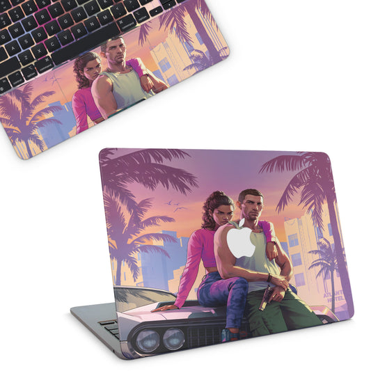 GTA 6 Theme Macbook Skins