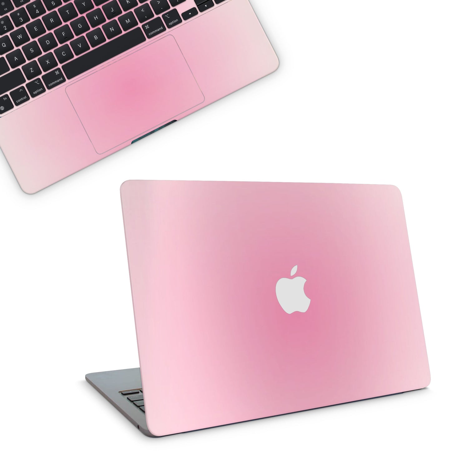 Macbook Skin - Pink Gradient Skin on Macbook top
