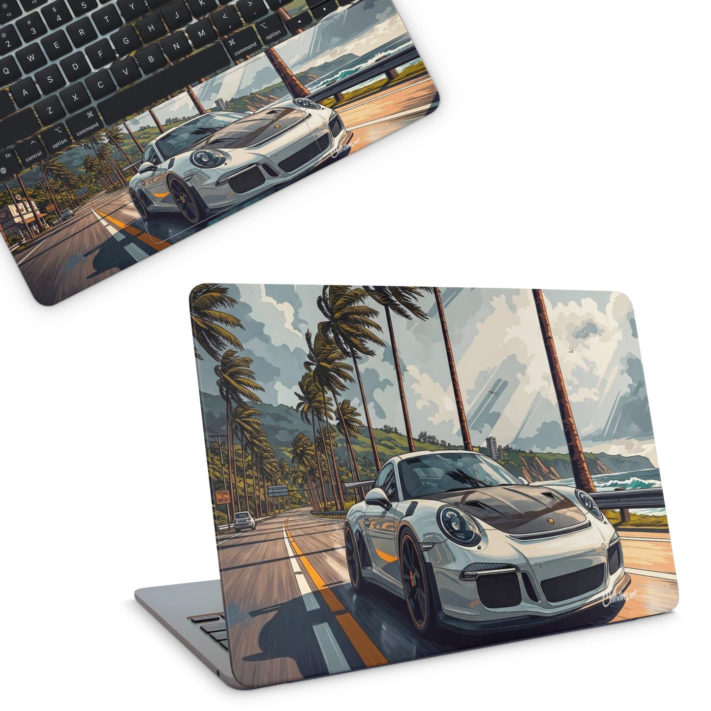 Aesthetic Porsche Macbook Skin
