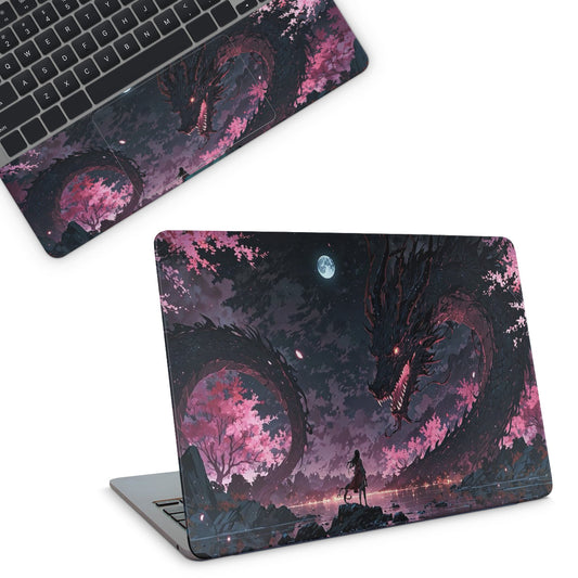 laptop skin - aesthetic girly design on laptop top