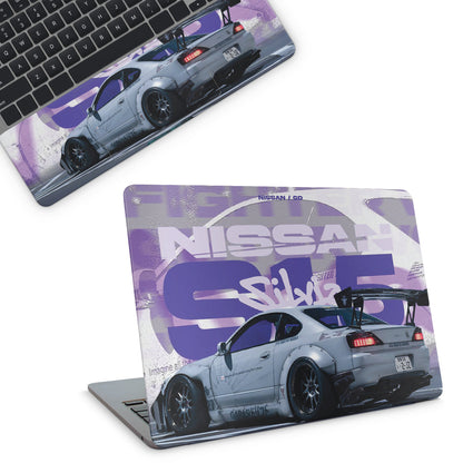 laptop skin with nissan silvia design