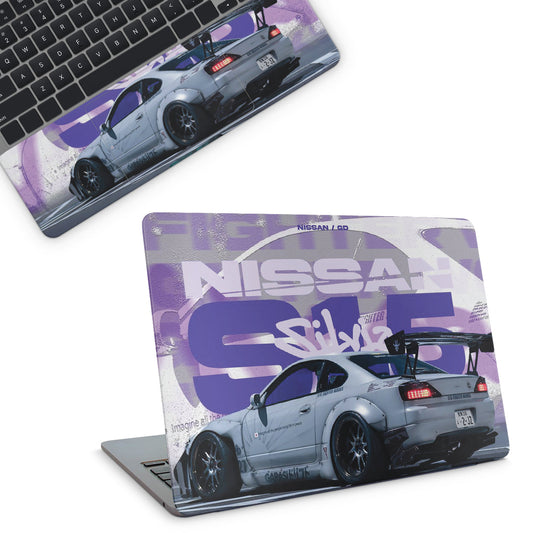 laptop skin with nissan silvia design