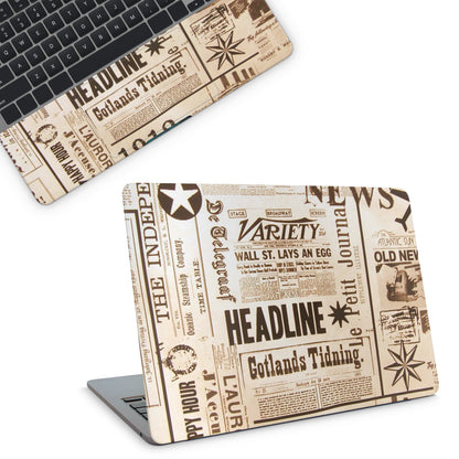 Aesthetic Newspaper Laptop Skins