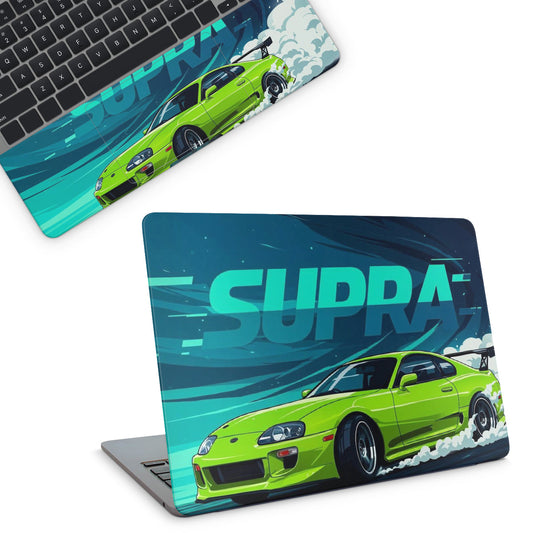 laptop skins with supra car design