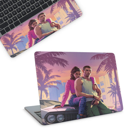 GTA 6 Theme Laptop Skins