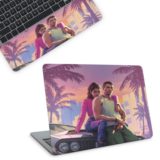 GTA 6 Theme Laptop Skins