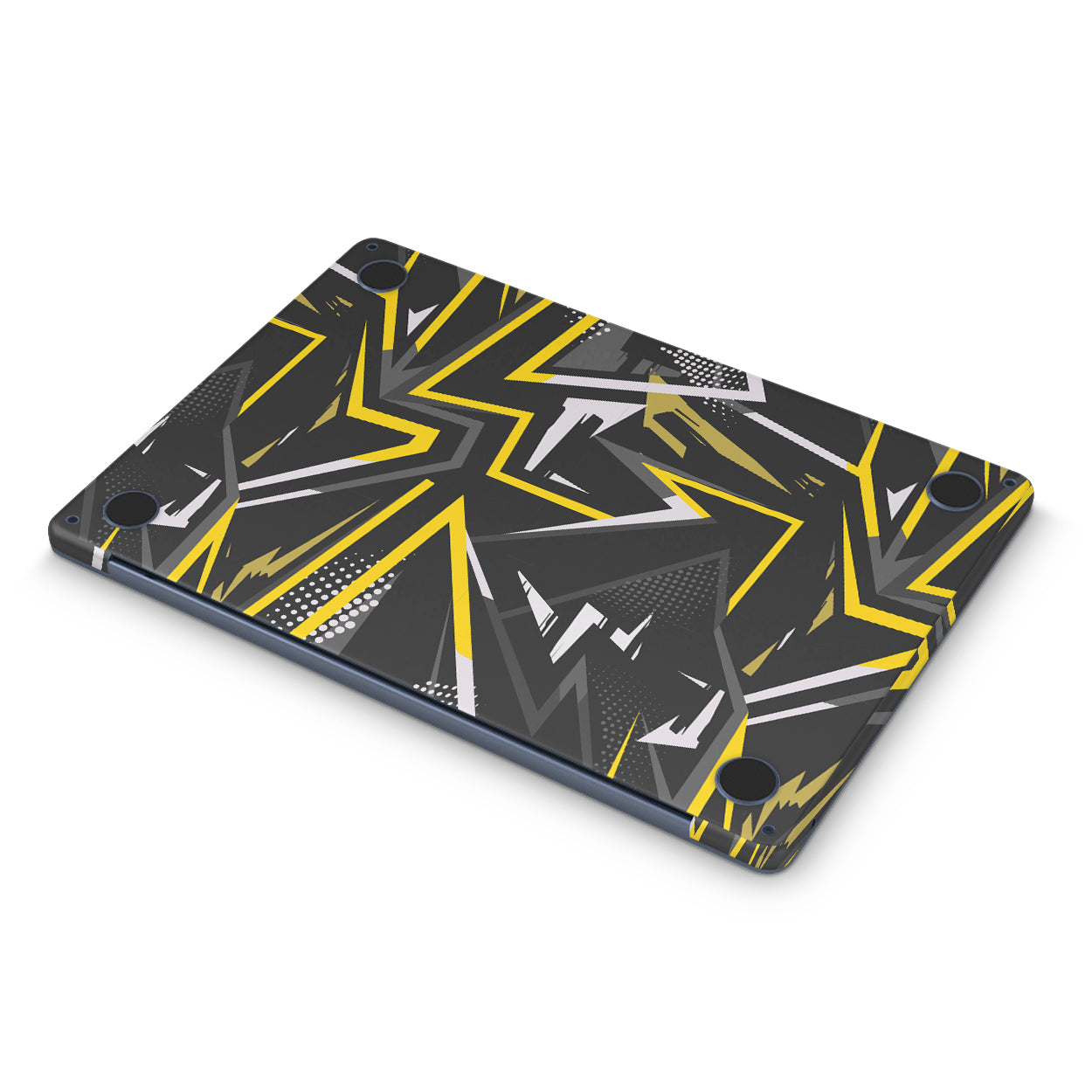 macbook skins - yellow abstract pattern