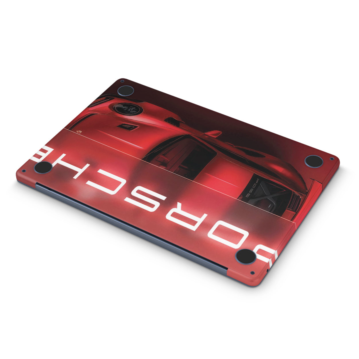 Red Porsche Macbook Skins