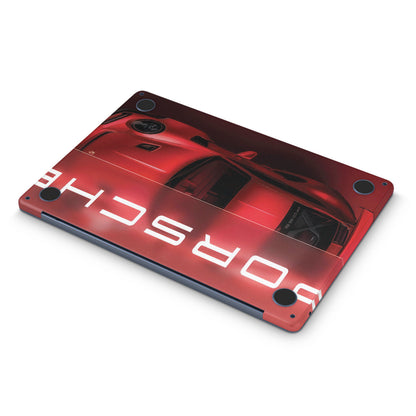 Red Porsche Macbook Skins