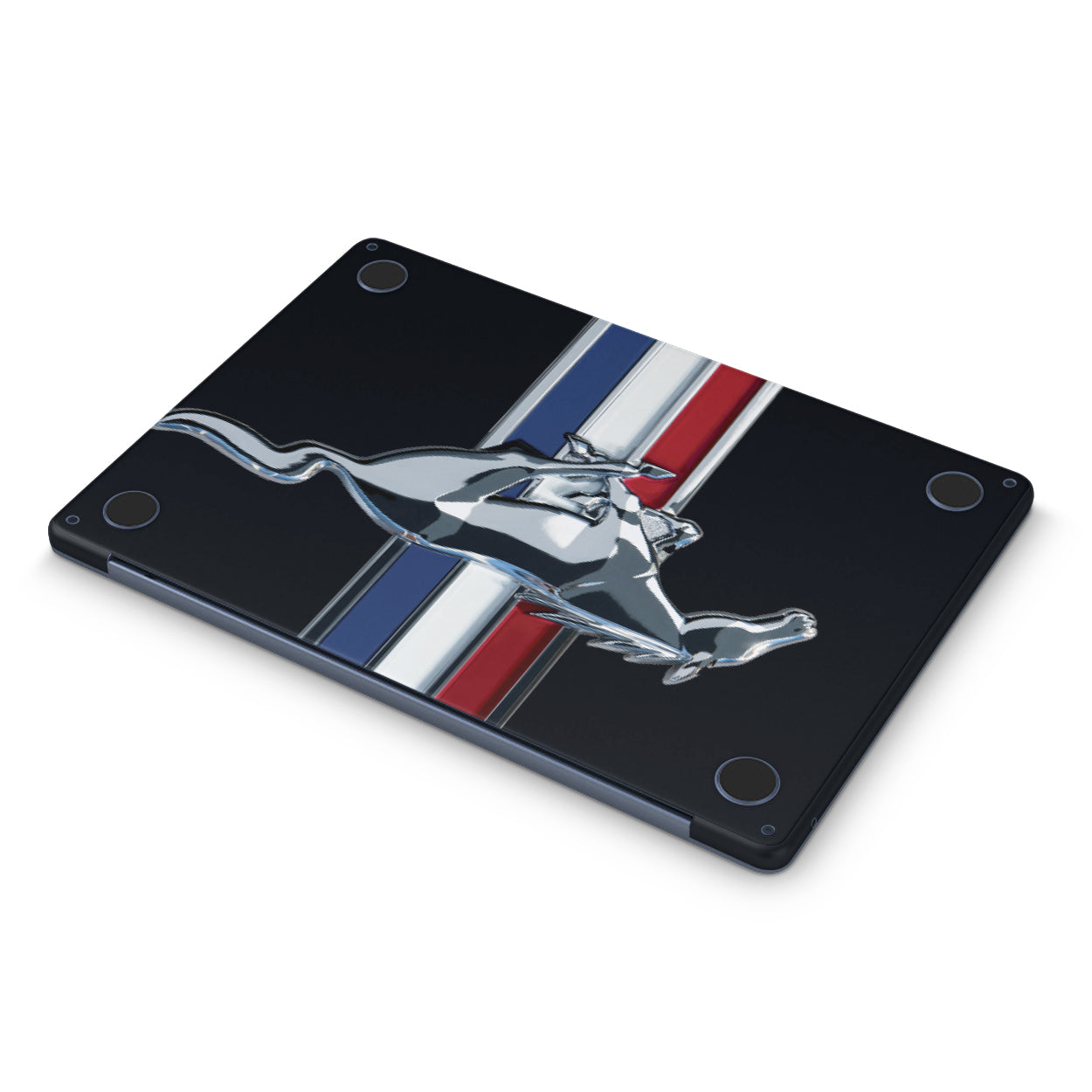 macbook skin with ford mustang logo