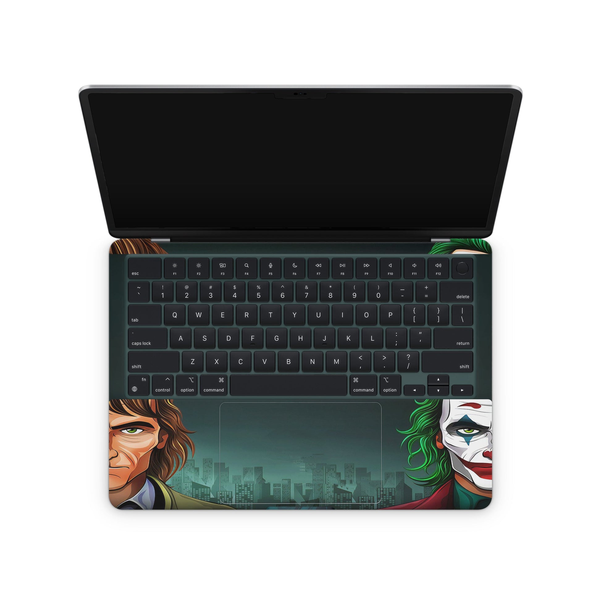 Macbook Skin - Joker theme design (inside)