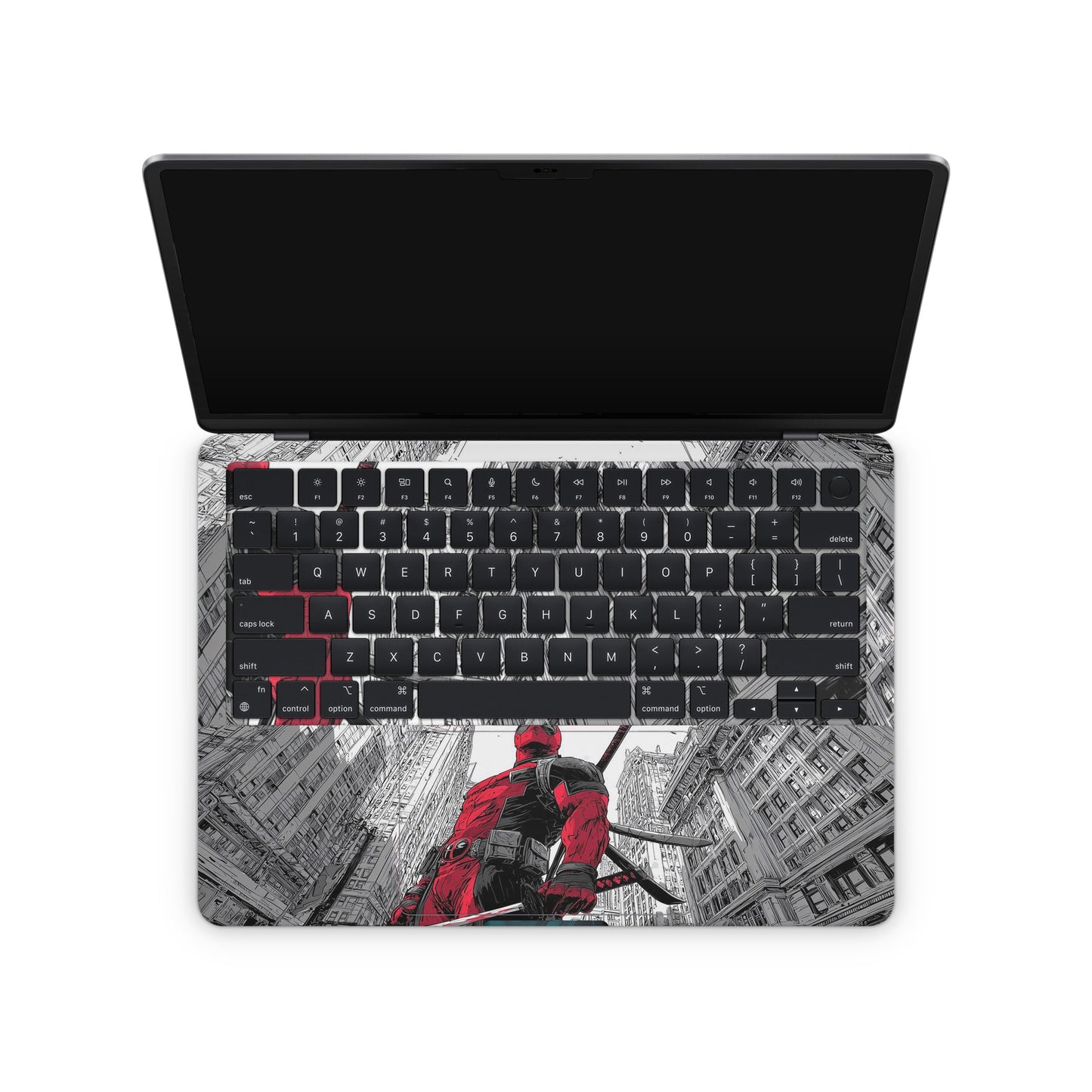 Deadpool Standing Macbook Skin