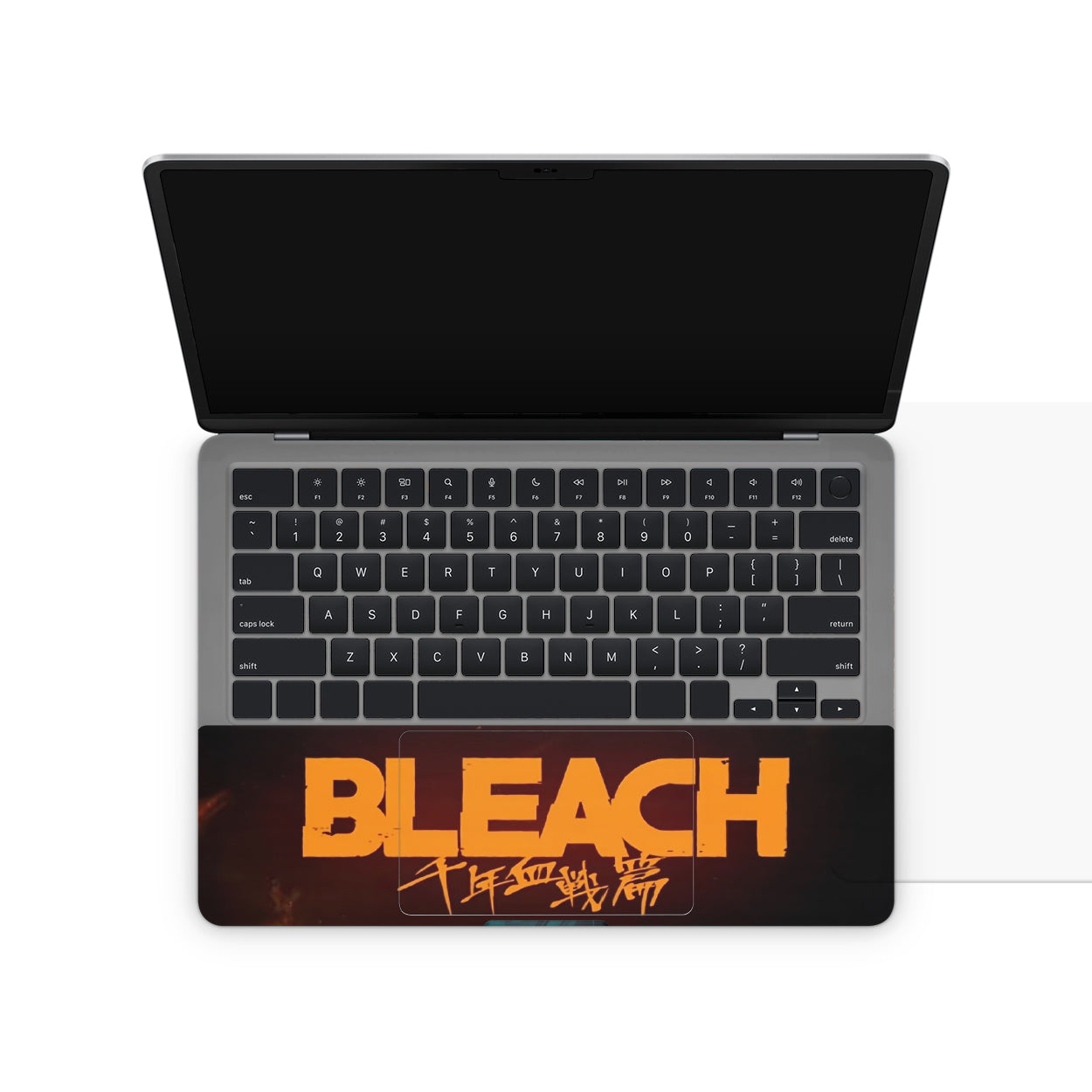Laptop skin - anime bleach character ichigo on keyboard