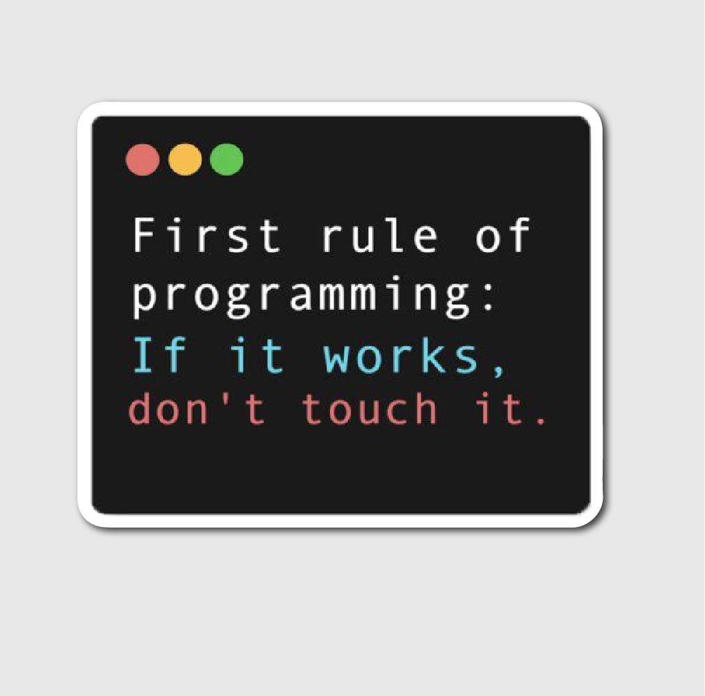 Programming Language Sticker