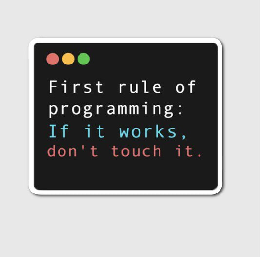 Programming Language Sticker