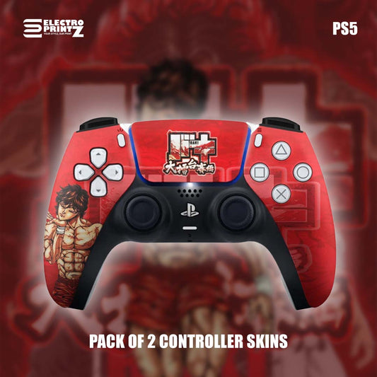 PS5 Baki Hanma Controller Skin 2x - controller skins