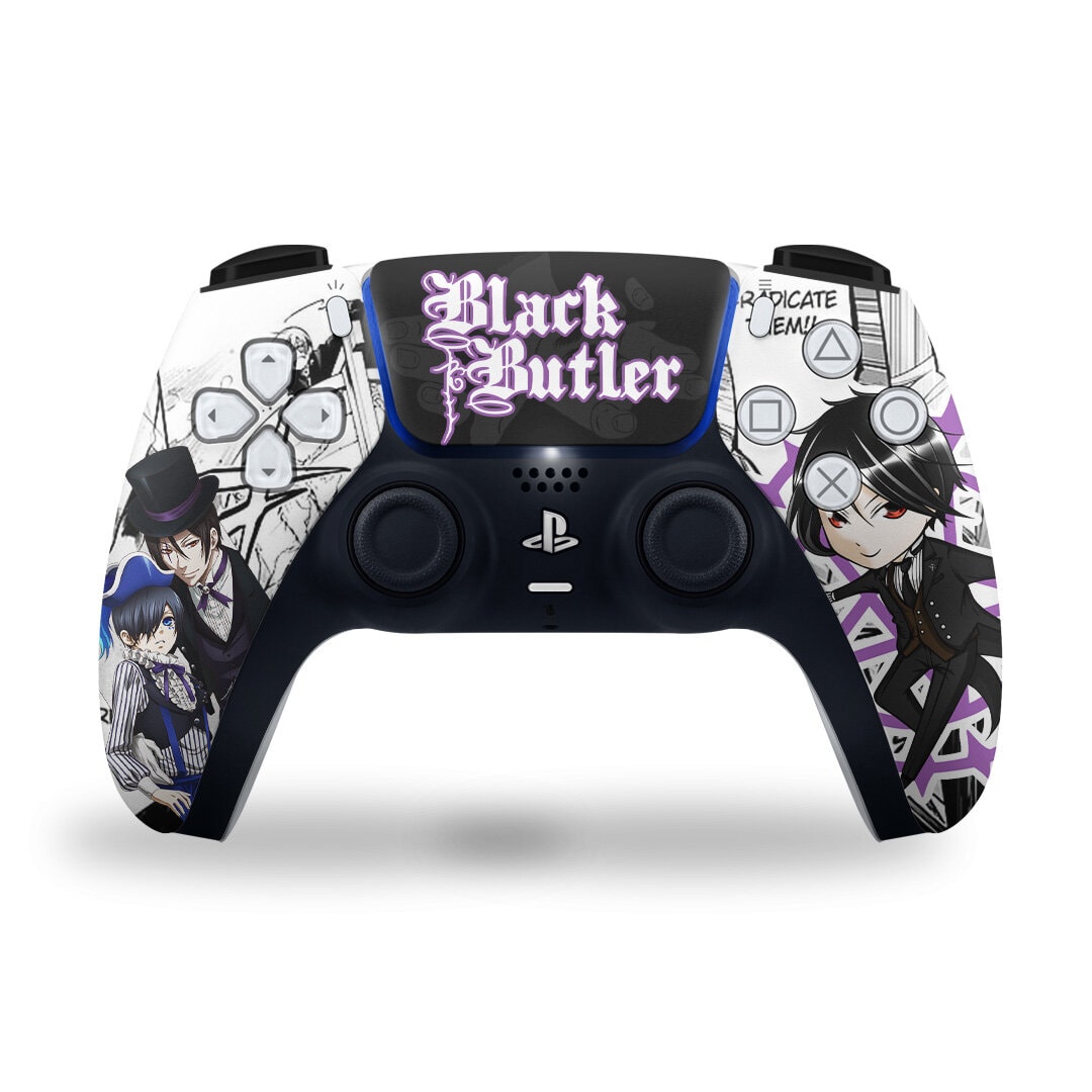 PS5 Black Butler Controller Skin 2x - controller skins