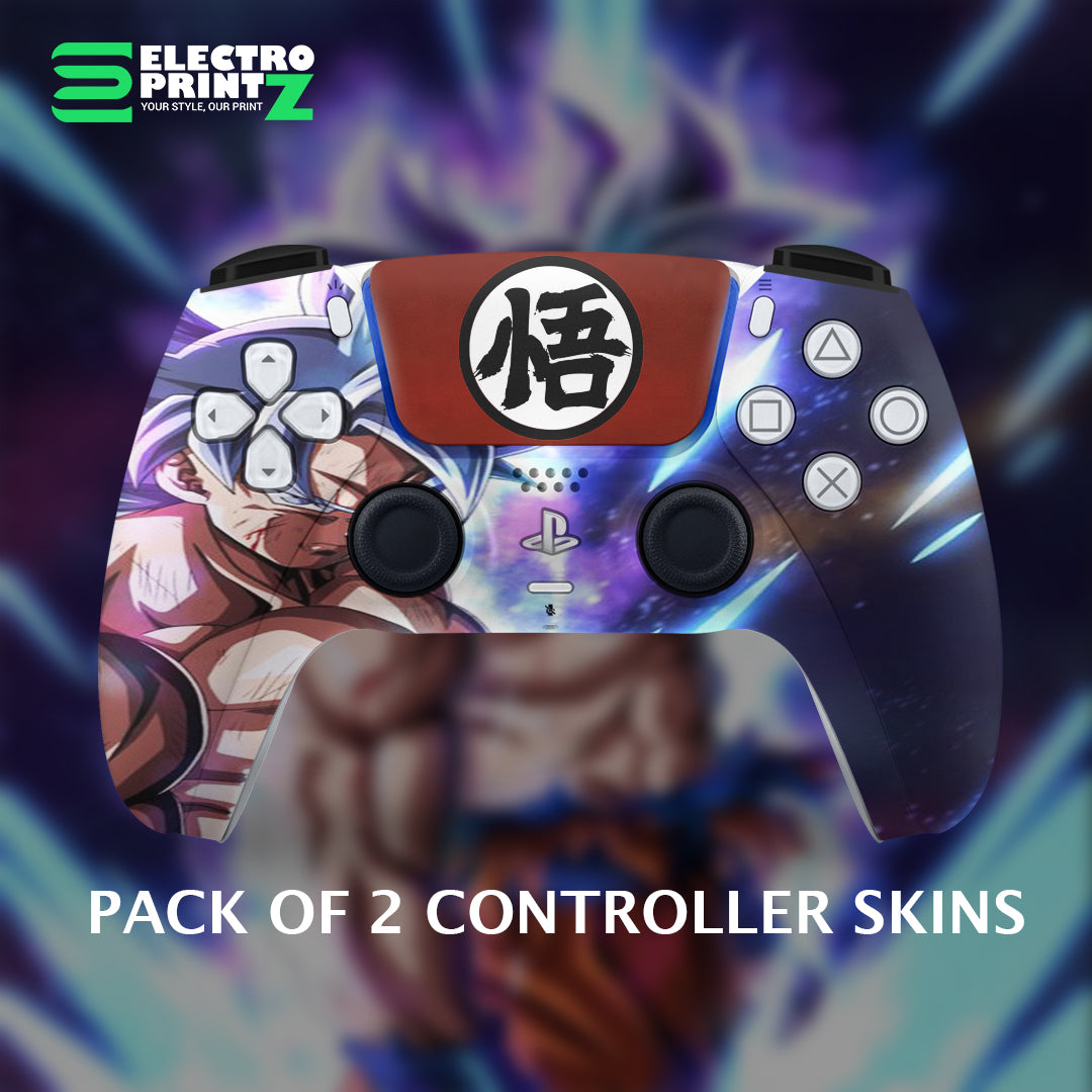 PS5 Dragon Ball Goku Controler Skins - console skins