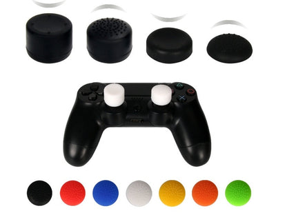 PS5 Handle Joystick Cap Button Silicone Mushroom-shaped Haircut Increased By Sleeve - Purple - Electro Accessories