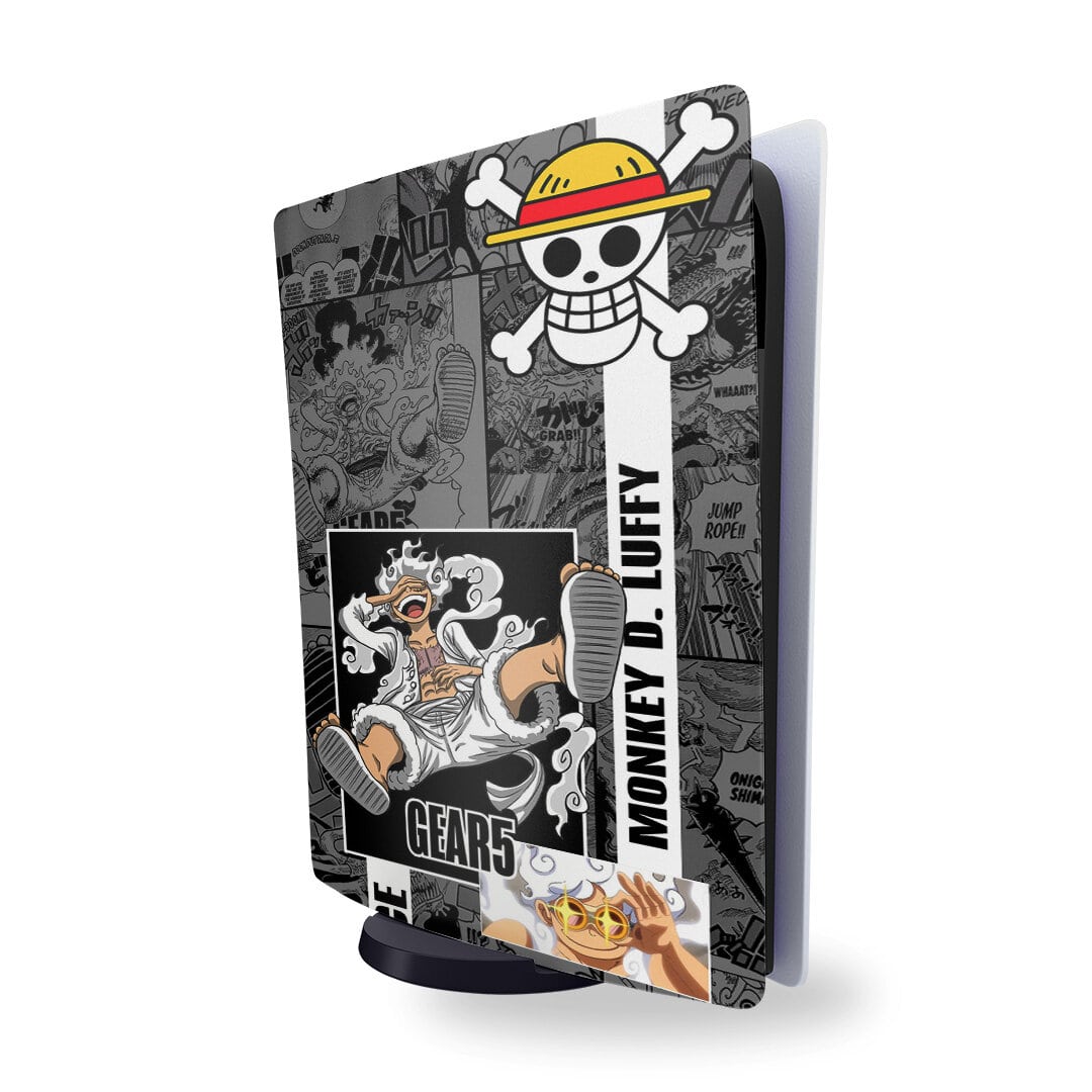 PS5 Luffy Gear 5 Manga Console Skin - console skins