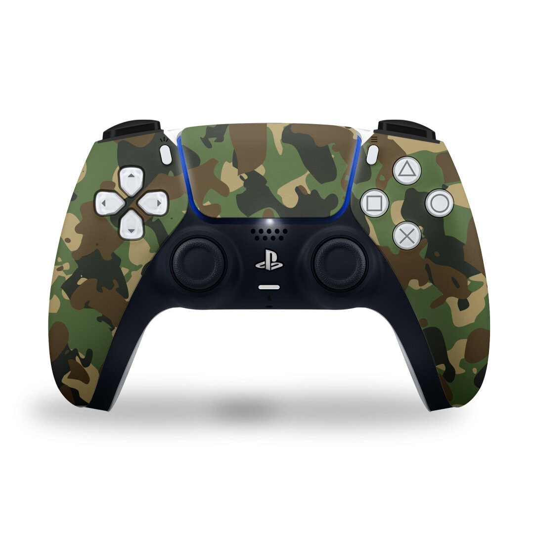 PS5 Military Camouflag Controller Skin 2x - controller skins