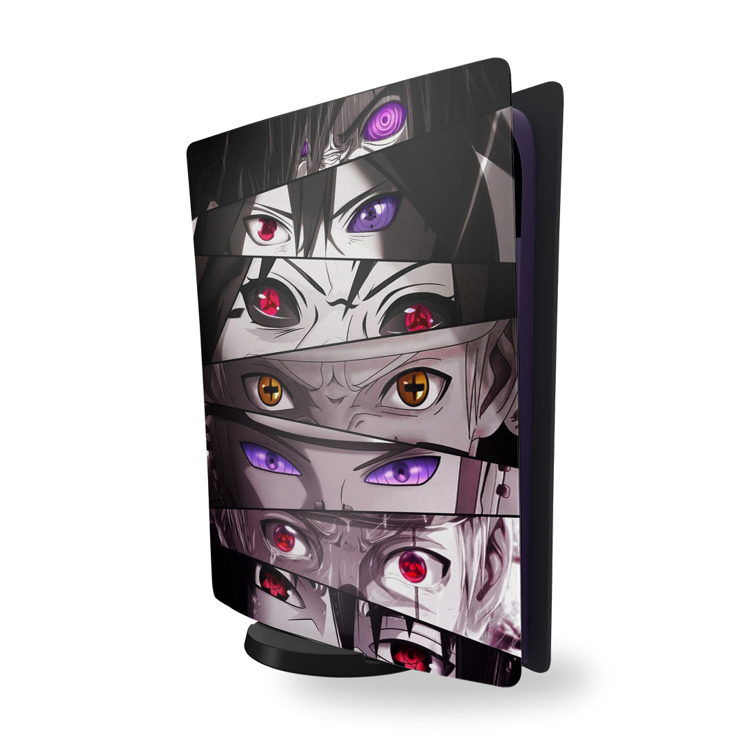 PS5 naruto all eyes console skin