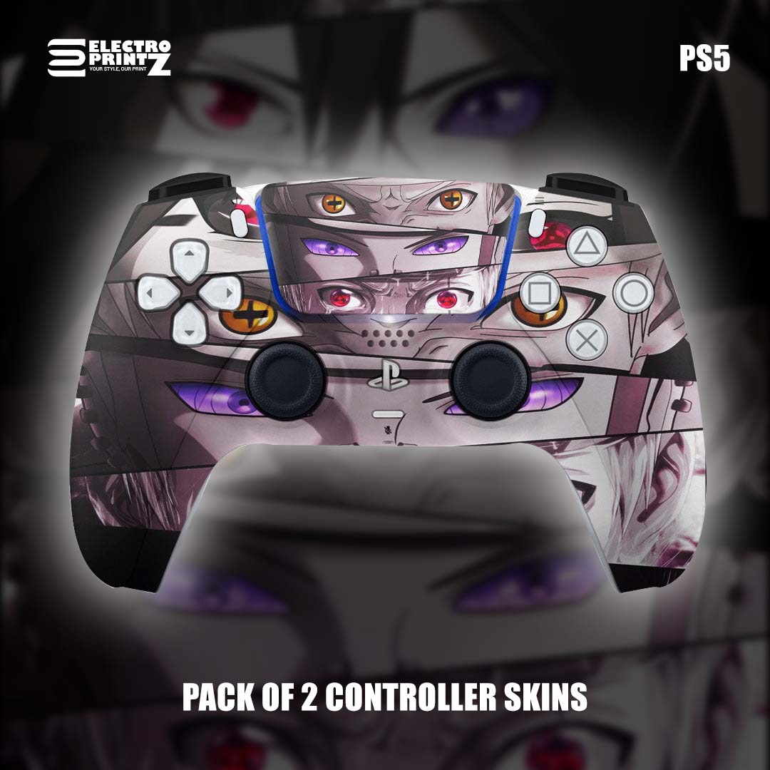 PS5 Naruto All eyes Controller skins 2x - controller skins