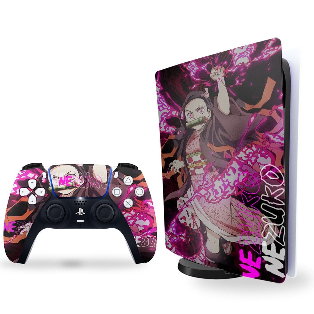 ps5 skin - demon slayer nezuko kamado skin 